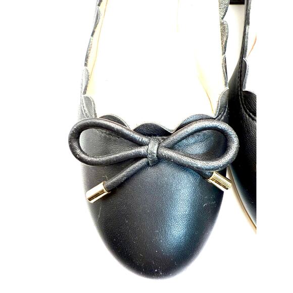 Kate spade Yasmin black ballet heels 6 - Picture 5 of 8